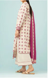 3 Pcs Women's Unstitched Printed Suit