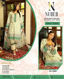 3 Pcs Women's Unstitched Lawn Printed Suit