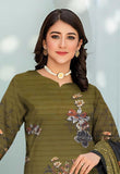 3 Pcs Women's Unstitched Lawn Embroidered Suit