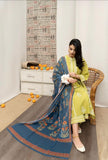 3 Pcs Women's Unstitched Embroidered Suit