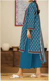 3 Pcs Women's Unstitched Printed Suit