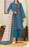 3 Pcs Women's Unstitched Printed Suit