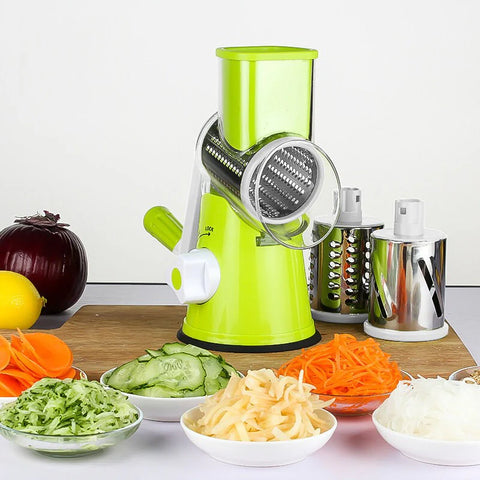 Manual Vegetable Cutter Slicer Kitchen Roller Gadgets Tool Vegetable Chopper Round Slicer Graters