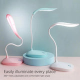 Adjustable Multicolor LED Table Lamp - Small and Portable