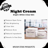 Brightening Night Cream Duo - Illuminate Your Skin While You Sleep!