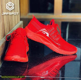 Men's Running Walking Casual Shoes  -JF015, Red