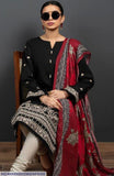 3 Pcs Women's Unstitched Embroidered Suit